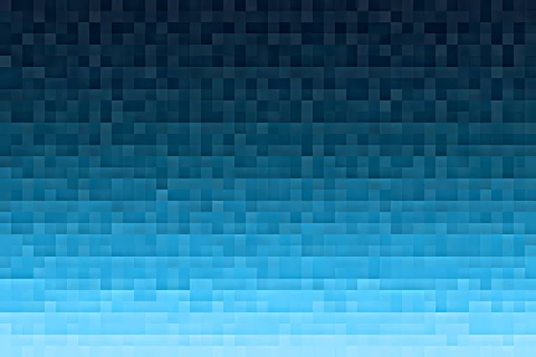 Abstrakt Blå Lutning Bakgrund Textur Med Pixel Fyrkantiga Block Mosaikmönster — Stockfoto
