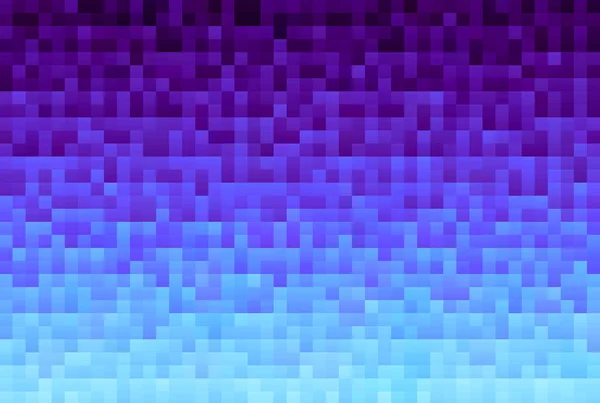 要旨紫色のグラデーションの背景 ピクセルの正方形のブロックでテクスチャ モザイク模様 — ストック写真