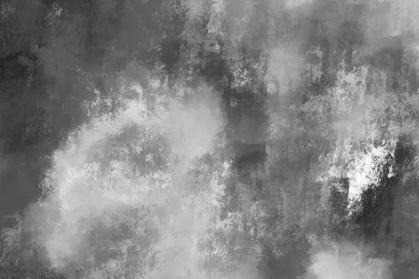 Pintura Moderna Abstracta Blanco Negro Fondo Monocromo Texturizado —  Fotos de Stock