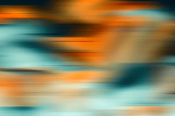 Fundo Abstrato Tons Laranja Ciano Textura Gradativa Com Linhas Curvas — Fotografia de Stock