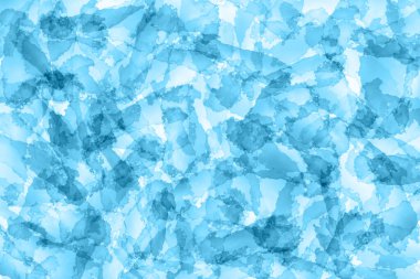 Soyut mavi arkaplan. Fırça darbeleri. Canlı leke desenleri. Boya sıçraması. Modern resim