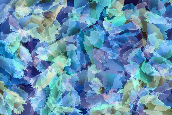 Abstract Green Blue Purple Background Colorful Texture Brush Strokes Vivid — Stockfoto