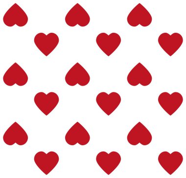 Kusursuz kalp desenli vektör illüstrasyonu Aşk Sevgilisi