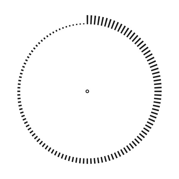 Rayas Verticales Círculo Cuenta Atrás Gráficos Vectoriales Signo Tiempo Redondo — Archivo Imágenes Vectoriales