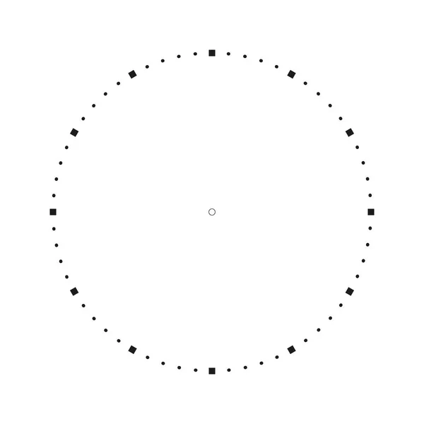 Круглые Циферблаты Винтажные Часы Секундомер Часовой Циферблат Циферблат Секундомера Коллекция — стоковый вектор
