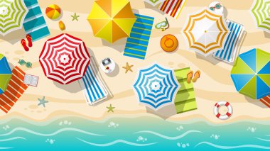 Sorunsuz beach resort renkli plaj şemsiyeleri, Bölüm 3 / 3