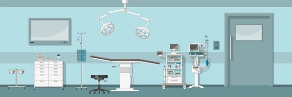 手术室的插图 — 图库矢量图片