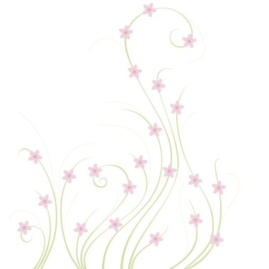 narin pembe çiçekler