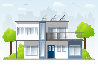 Güzel modern ev, küp house