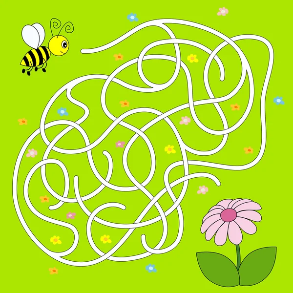 Find the right way through the maze — Stock Vector