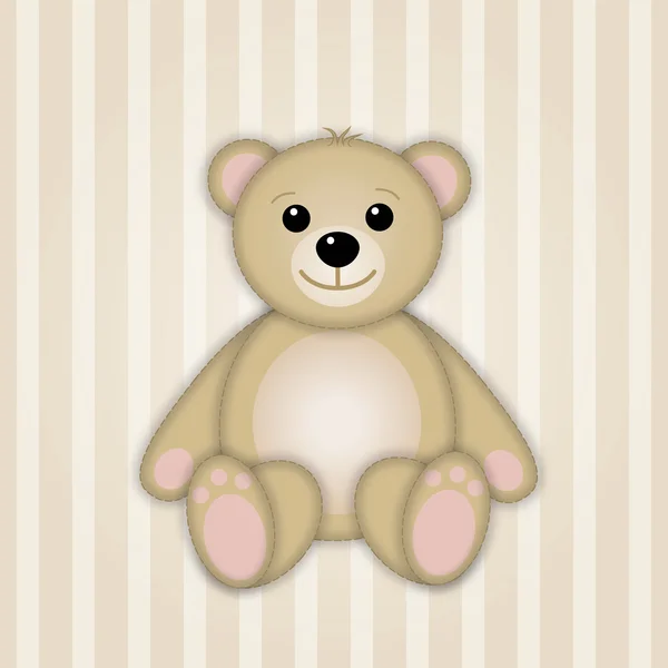 Sweet Little Teddy — Stock Vector