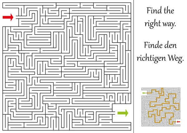 Den richtigen Weg finden — Stockvektor