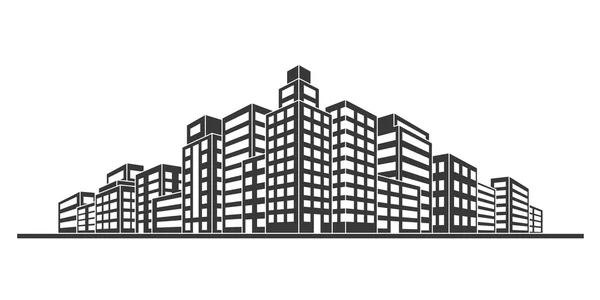 Modern City Skyline — Stock Vector