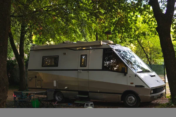 Marmore Talya Temmuz 2019 Old Cobe Iveco Günlük Karavanı Karavan — Stok fotoğraf