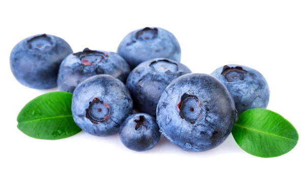 Heap of blueberries on white background — Stock Photo, Image