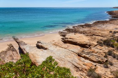 Luz beach, Algarve, Portekiz