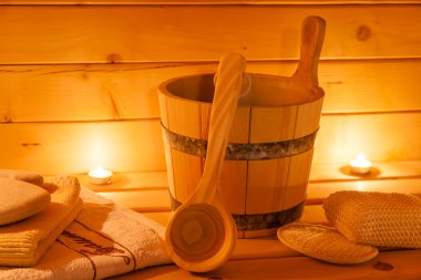 Sauna iç ve sauna aksesuarları