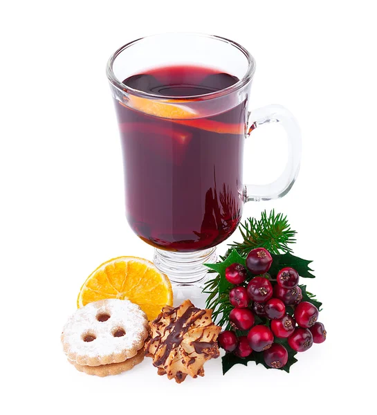 Punch de vin chaud de Noël — Photo