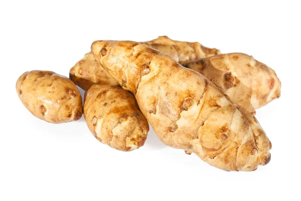 Topinambur (해바라기 tuberosus 또는 Sunroot tubers) — 스톡 사진