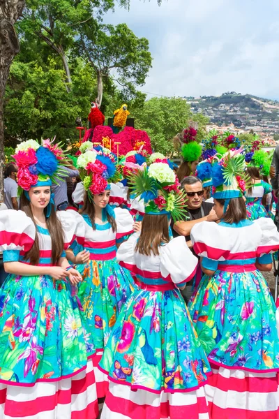 Bloemenfestival, het eiland Madeira, Portugal — Stockfoto