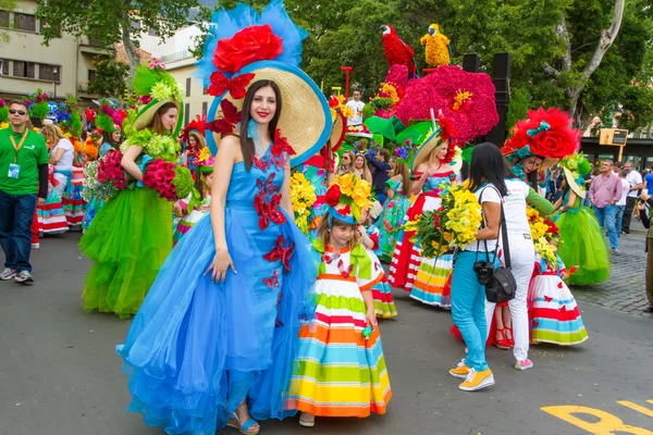 꽃 축제, 마데이라 아일랜드, 포르투갈 — 스톡 사진