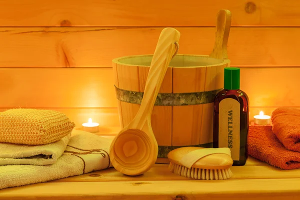 Sauna Wellness Set — Stockfoto