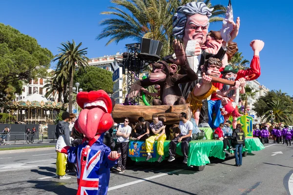 Carnaval van Nice, Frankrijk. — Stockfoto