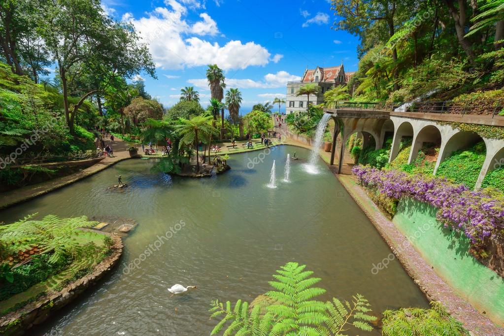 Monte Palace Tropical Garden. Funchal, Madeira Island, Portugal — Stock