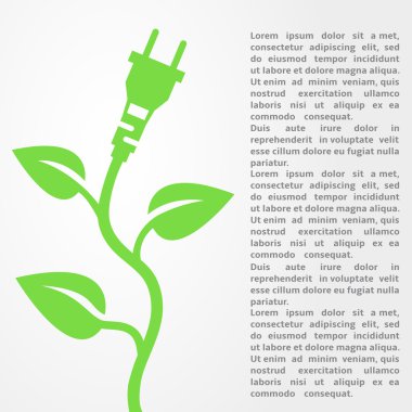 Metin yeşil enerji kavramı ile