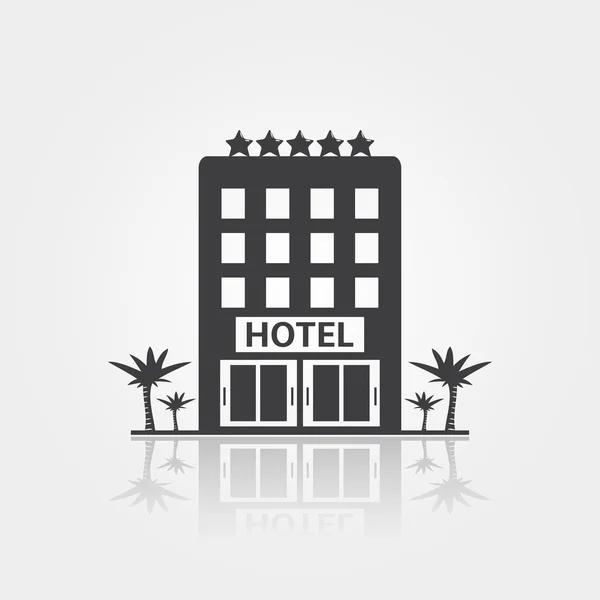 Vijf sterren Hotel pictogram — Stockvector