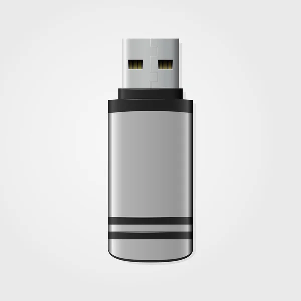 USB Flash drive ícone — Vetor de Stock