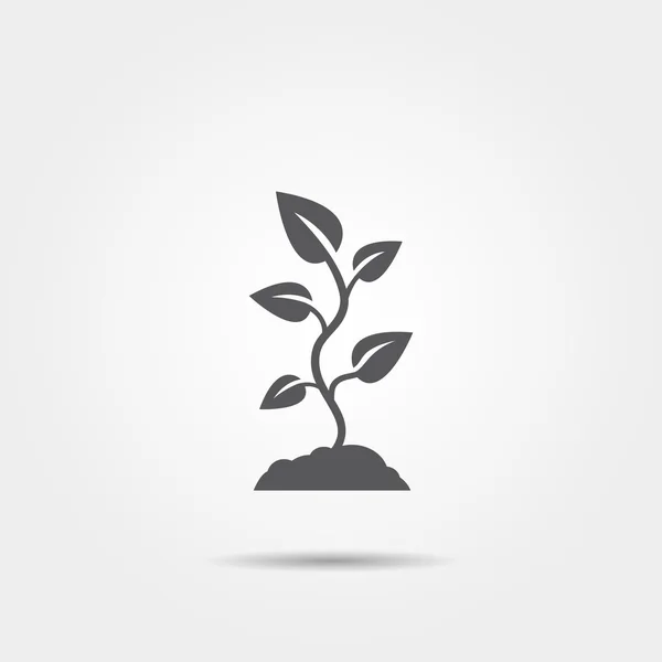 Ikona klíčení rostlin — Stockový vektor