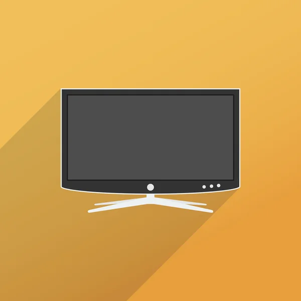 Ícone de TV LCD — Vetor de Stock