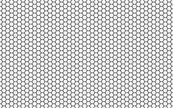 Fond Grille Hexagonale Fond Abstrait Nid Abeille Illustration Vectorielle — Image vectorielle