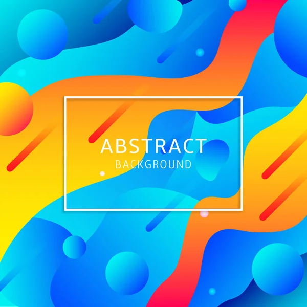 Liquid Dynamic Background Web Sites Landing Page Business Presentation Abstract — Stock Vector