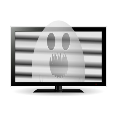 Hayalet LCD tv ekran