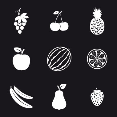 vektör meyve Icon set