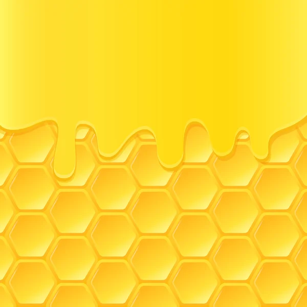 Fondo panal de abeja — Vector de stock