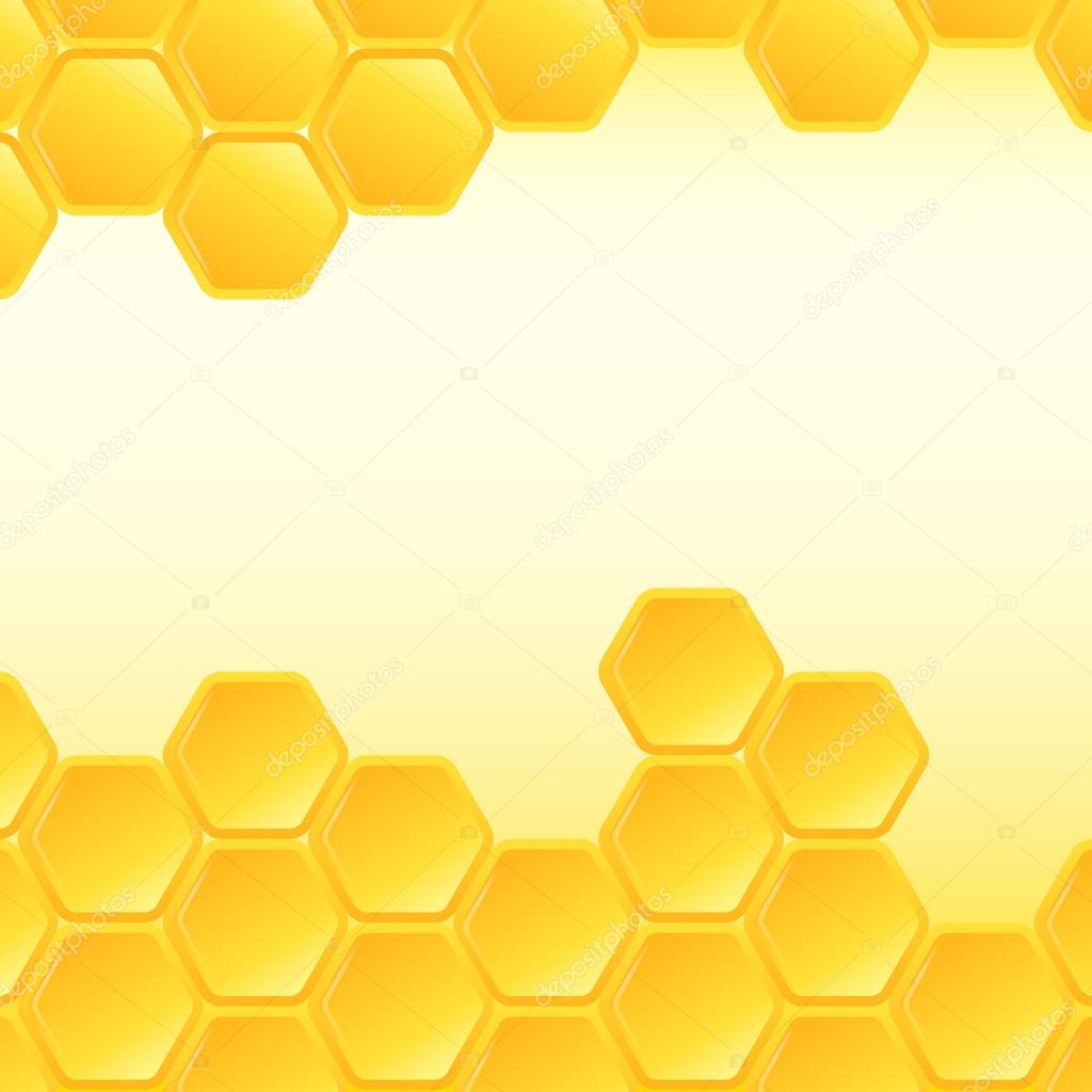 Vector honeycomb background