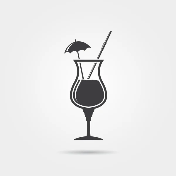 Cocktail pictogram — Stockvector