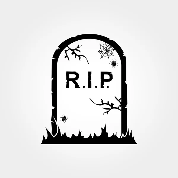 Gravestone Icon — Stock Vector