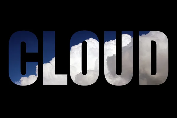 Szó felhő — Stock Fotó