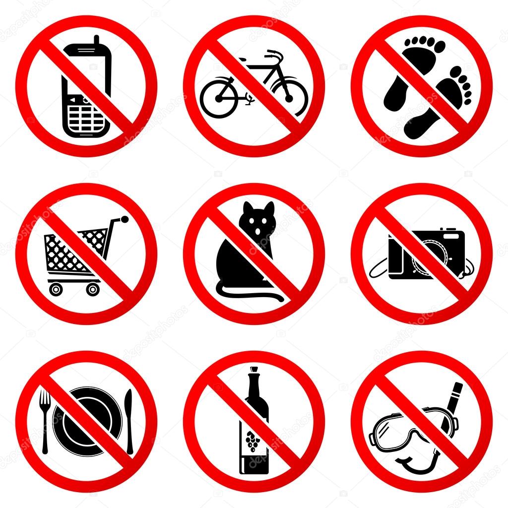 Set Prohibited Signs