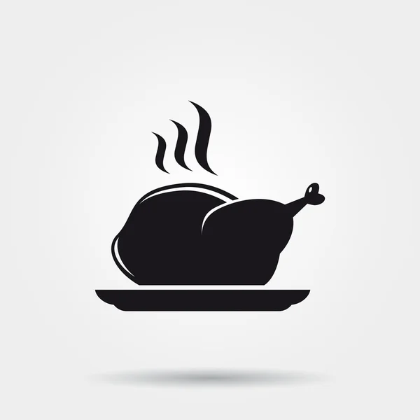 Icono de pollo — Vector de stock