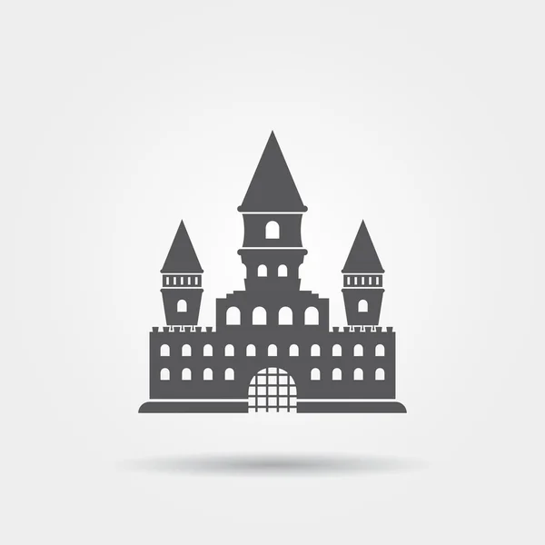 Icono del castillo — Vector de stock