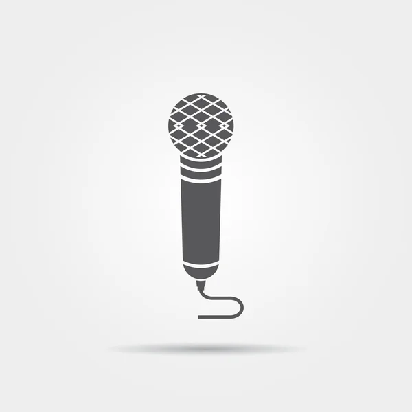 Vector microphone icon — Stock Vector