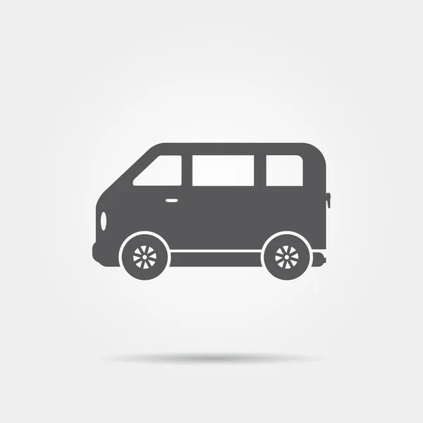 Icône minibus — Image vectorielle