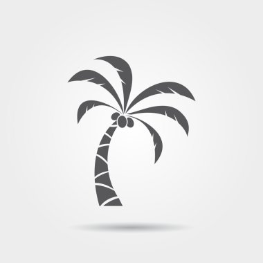 Palm tree icon clipart