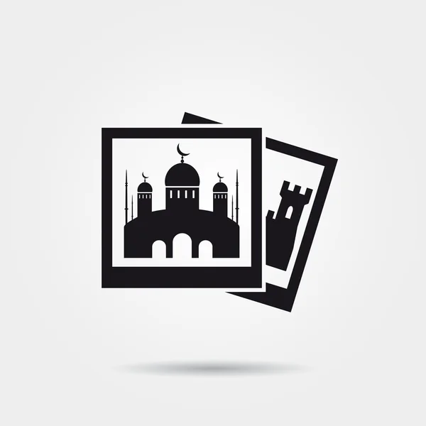 Icono de fotos — Vector de stock