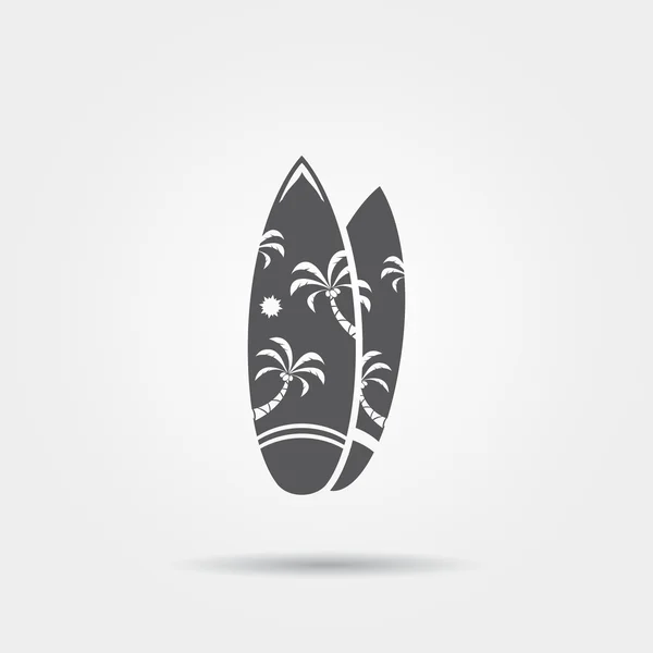 Icône planches de surf — Image vectorielle